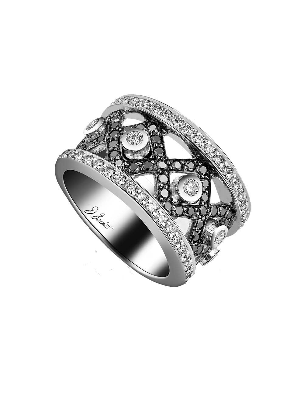 Luxe Masculin Réinventé : Collier Diamants Noirs - D.Bachet Joaillier