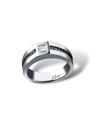 Men's 'Master' ring blending tradition and modernity, sleek design for timeless masculine style.